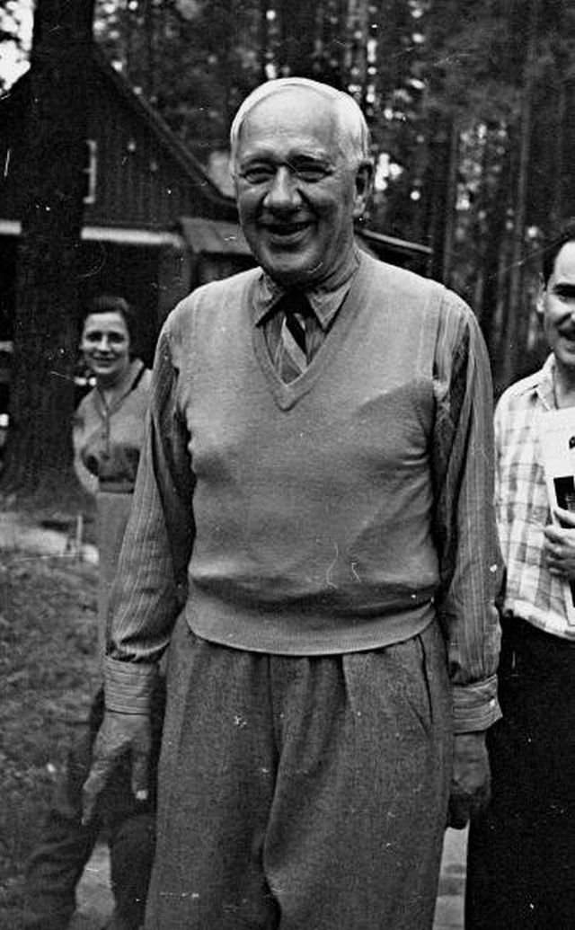 Корней Иванович Чуковский на своей даче в Переделкино, Подмосковье, 1959 год.