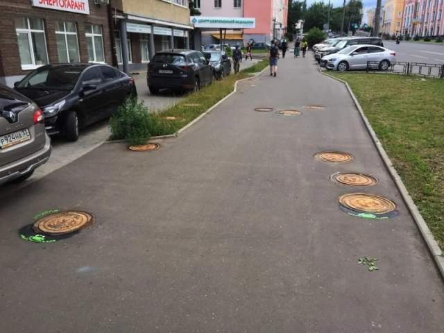 Крутые граффити от известного уличного художника Мишкин