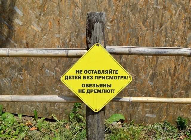 Смешные и доходчивые предупреждения в зоопарке
