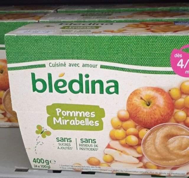 BLEDINA — французский бренд детского питания;