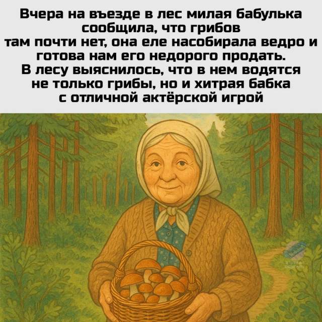 Немного грибного юмора Немного грибного юмора